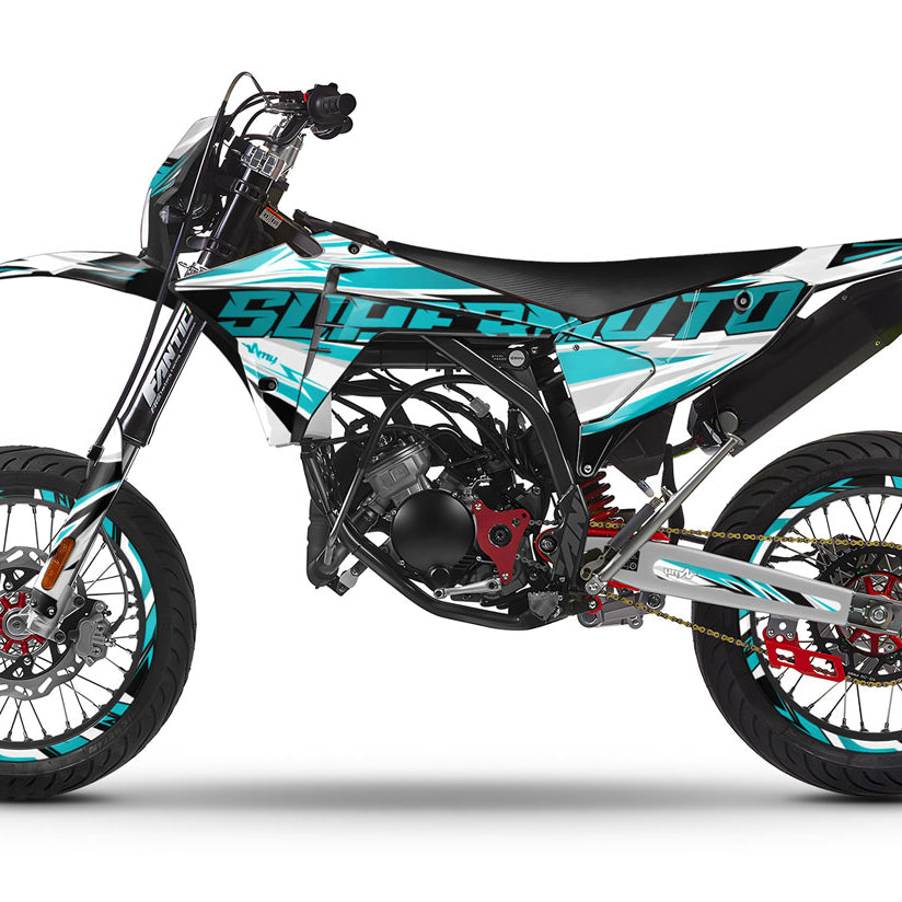 Graphics kit Fantic 50cc 2023-2025 Courtesy | motorcycle stickers | 50cc customization | armysctv