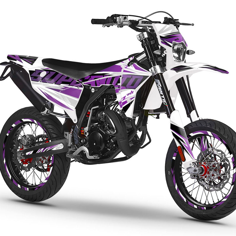 Graphics kit Fantic 50cc 2023-2025 Courtesy | motorcycle stickers | 50cc customization | armysctv