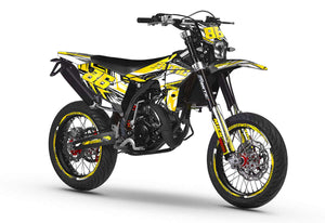 Kit déco Fantic 50cc 2023-2025 Dorado | autocollants moto | personnalisation 50cc | armysctv