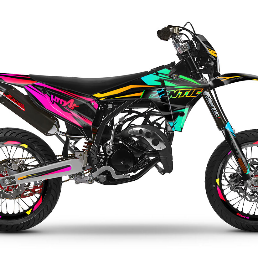 Graphics kit Fantic 50cc 2023-2025 Eclipse | motorcycle stickers | 50cc customization | armysctv
