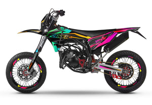 Dekor kit Fantic 50cc 2023-2025 Eclipse | Motorradaufkleber | Personalisierung 50cc | armysctv