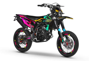 Dekor kit Fantic 50cc 2023-2025 Eclipse | Motorradaufkleber | Personalisierung 50cc | armysctv