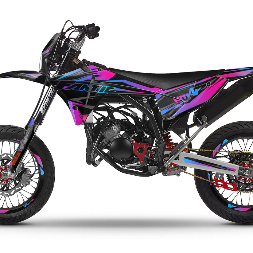 Graphics kit Fantic 50cc 2023-2025 Eclipse | motorcycle stickers | 50cc customization | armysctv