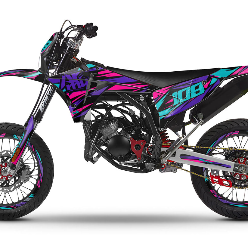 Kit déco Fantic 50cc 2023-2025 Electrify | autocollants moto | personnalisation 50cc | armysctv