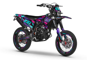 Dekor kit Fantic 50cc 2023-2025 Electrify | Motorradaufkleber | Personalisierung 50cc | armysctv