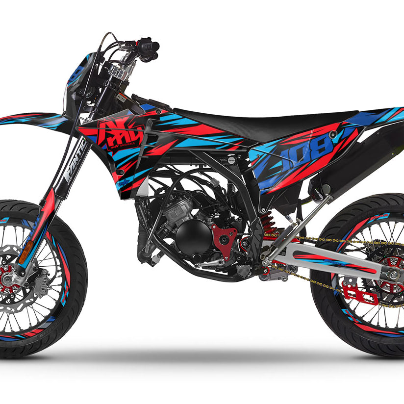 Kit déco Fantic 50cc 2023-2025 Electrify | autocollants moto | personnalisation 50cc | armysctv