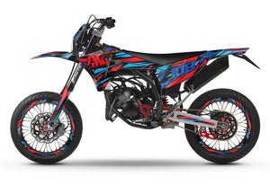 Dekor kit Fantic 50cc 2023-2025 Electrify | Motorradaufkleber | Personalisierung 50cc | armysctv