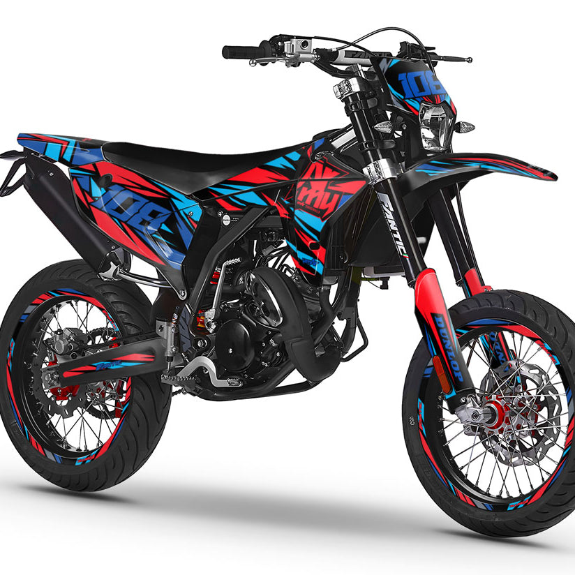 Kit déco Fantic 50cc 2023-2025 Electrify | autocollants moto | personnalisation 50cc | armysctv