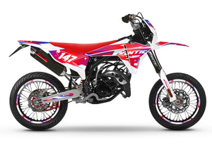 Dekor kit Fantic 50cc 2023-2025 Frankreich | Motorradaufkleber | 50cc Personalisierung | armysctv