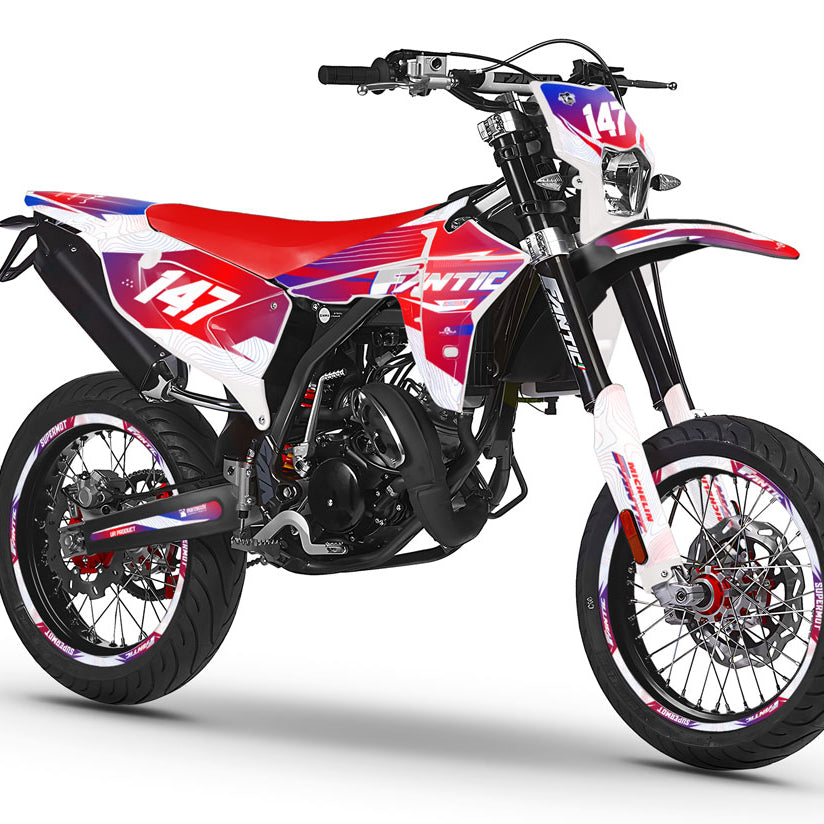 Kit déco Fantic 50cc 2023-2025 France | autocollants moto | personnalisation 50cc | armysctv