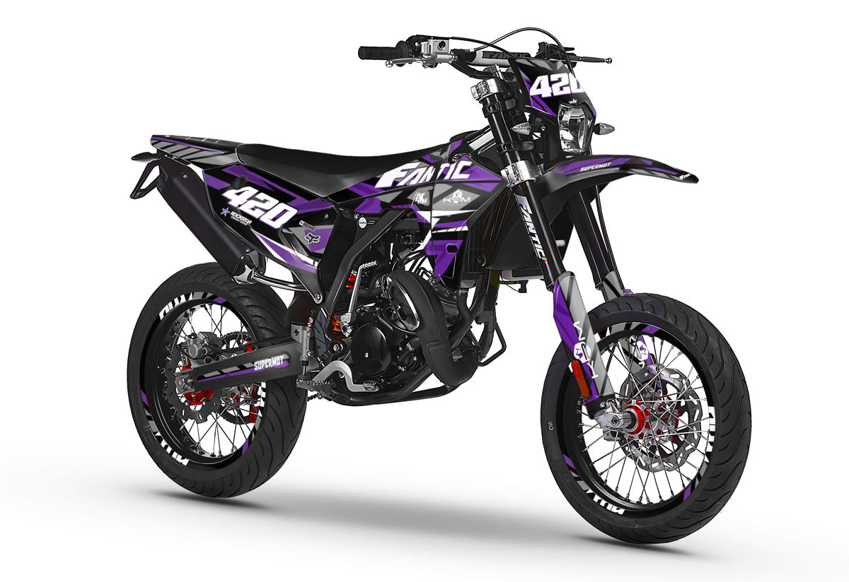 Graphics kit Fantic 50cc 2023-2025 Frost | motorcycle stickers | 50cc customization | armysctv
