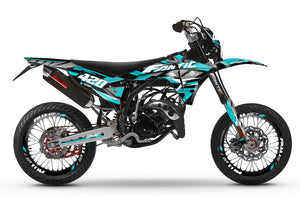 Dekor kit Fantic 50cc 2023-2025 Frost | Motorradaufkleber | Personalisierung 50cc | armysctv