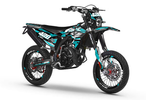 Dekor kit Fantic 50cc 2023-2025 Frost | Motorradaufkleber | Personalisierung 50cc | armysctv