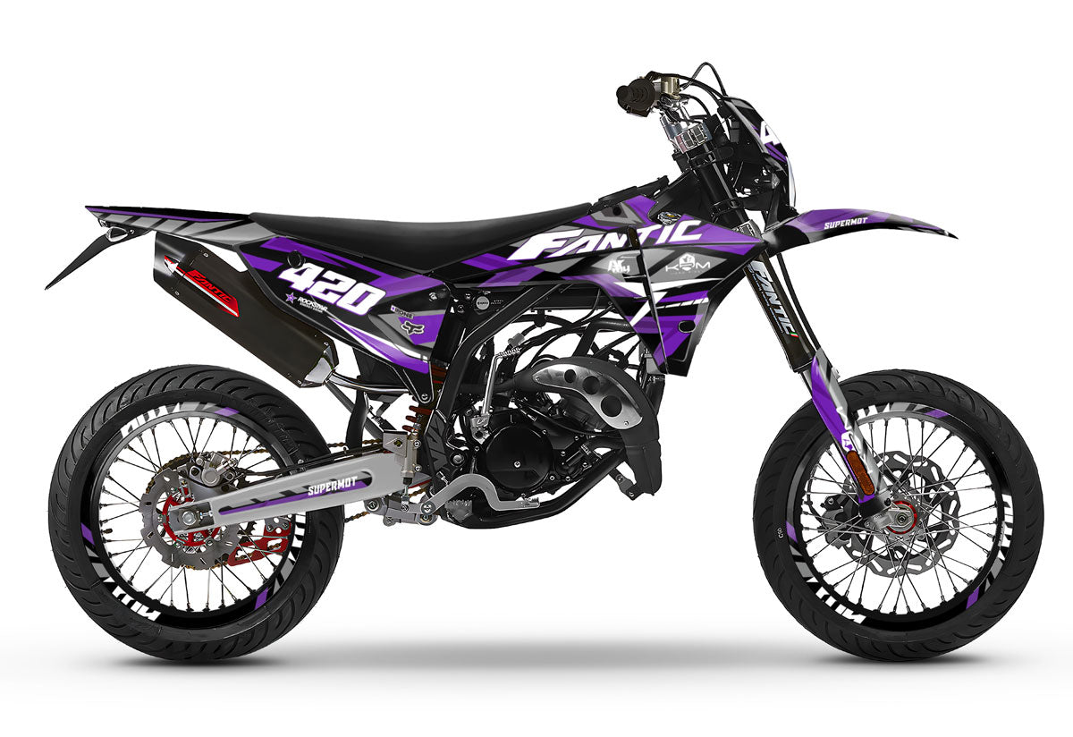Graphics kit Fantic 50cc 2023-2025 Frost | motorcycle stickers | 50cc customization | armysctv