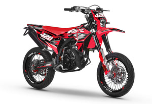 Dekor kit Fantic 50cc 2023-2025 Frost | Motorradaufkleber | Personalisierung 50cc | armysctv