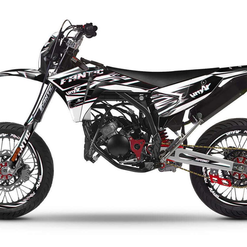 Graphics kit Fantic 50cc 2023-2025 Glitch | motorcycle stickers | 50cc customization | armysctv