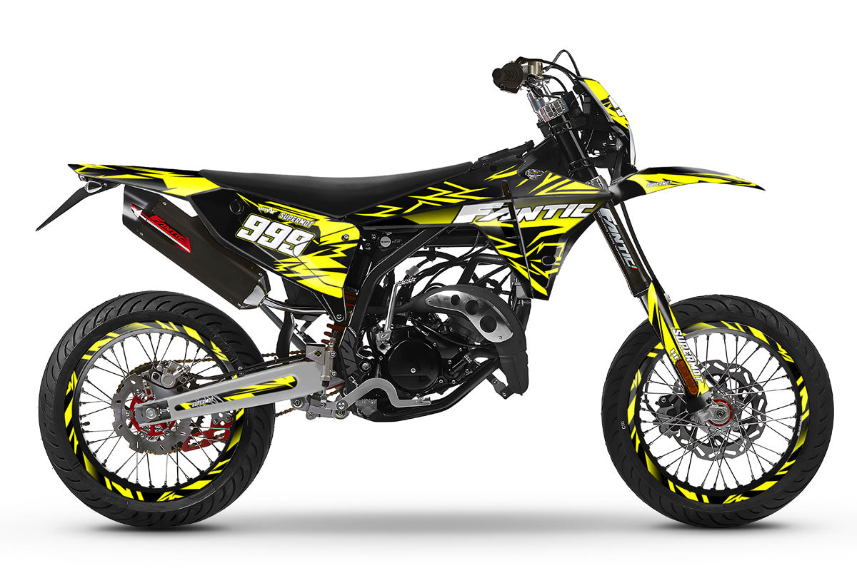 Graphics kit Fantic 50cc 2023-2025 Eighth | motorcycle stickers | 50cc customization | armysctv
