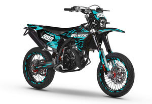 Graphics kit Fantic 50cc 2023-2025 Eighth | motorcycle stickers | 50cc customization | armysctv