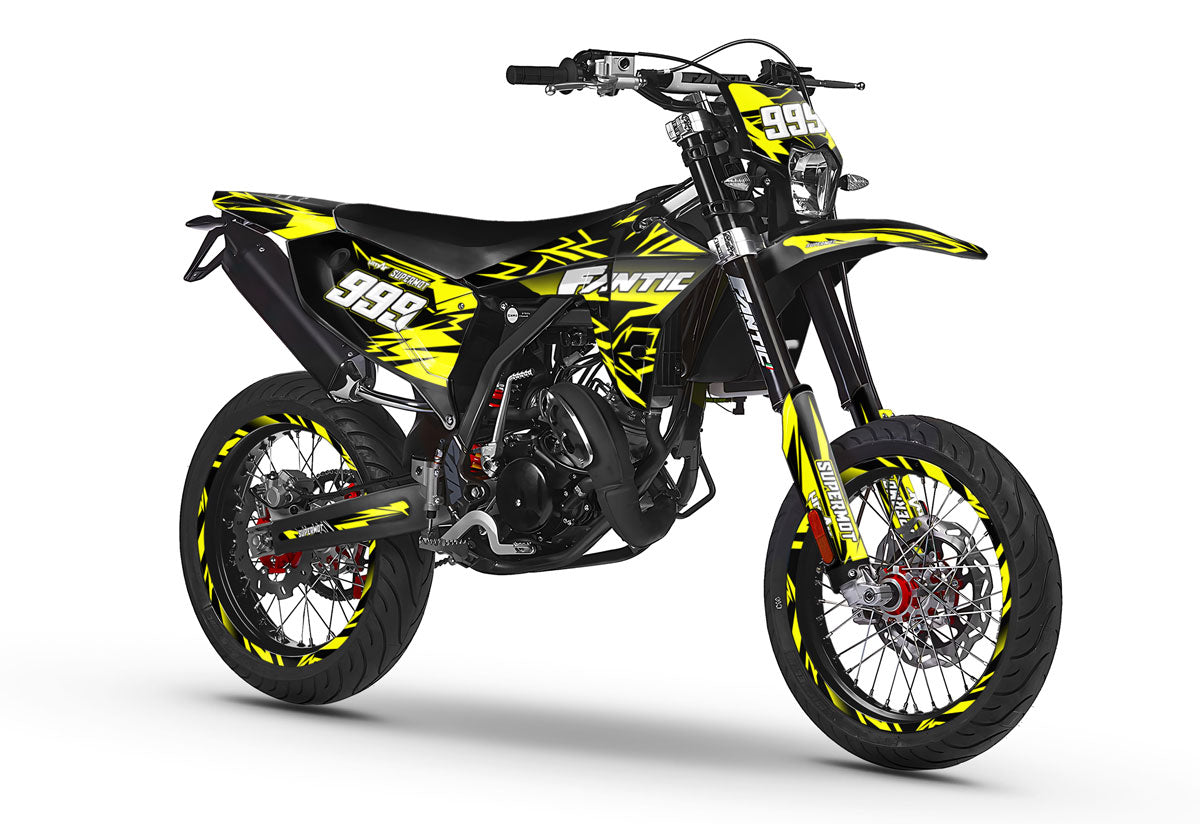 Graphics kit Fantic 50cc 2023-2025 Eighth | motorcycle stickers | 50cc customization | armysctv