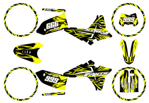 Graphics kit Fantic 50cc 2023-2025 Eighth | motorcycle stickers | 50cc customization | armysctv