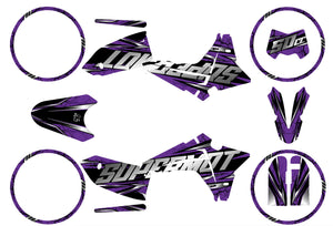 Dekor kit Fantic 50cc 2023-2025 Illuzion | Motorradaufkleber | 50cc Personalisierung | armysctv