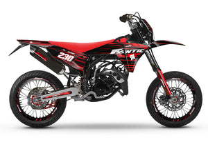 Dekor kit Fantic 50cc 2023-2025 Gold und Platin | Motorradaufkleber | 50cc Personalisierung | armysctv