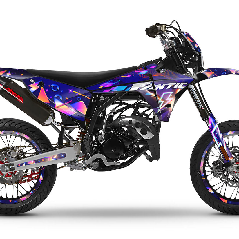 Kit déco Fantic 50cc 2023-2025 Lightning | autocollants moto | personnalisation 50cc | armysctv