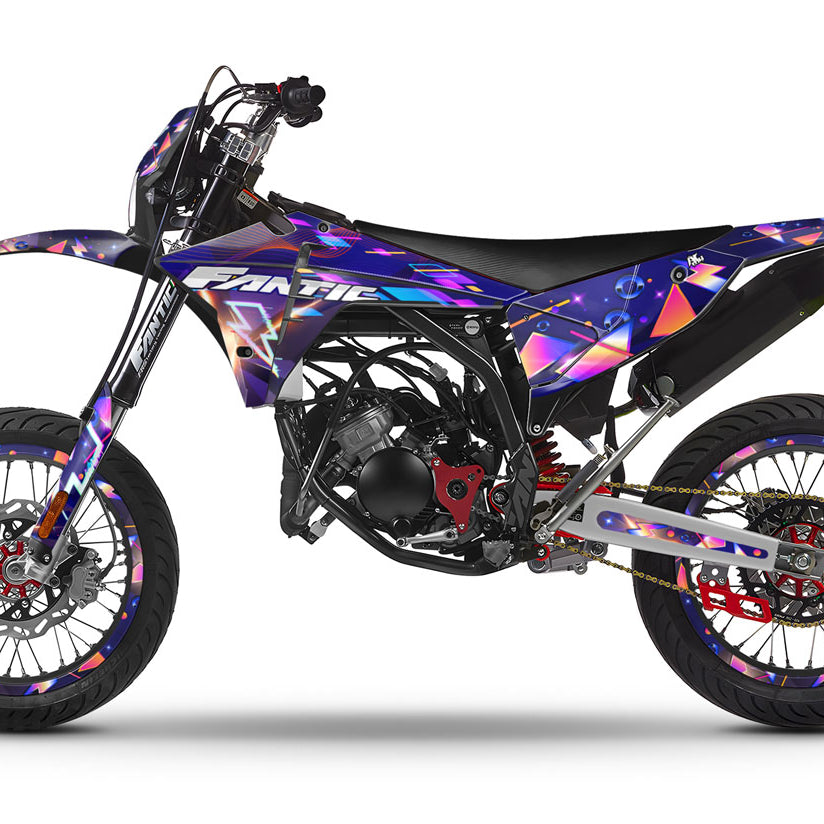 Kit déco Fantic 50cc 2023-2025 Lightning | autocollants moto | personnalisation 50cc | armysctv