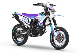 Dekor kit Fantic 50cc 2023-2025 Lys | Motorradaufkleber | 50cc Personalisierung | armysctv