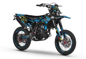 Dekor kit Fantic 50cc 2023-2025 Metallstil | Motorradaufkleber | Personalisierung 50cc | armysctv