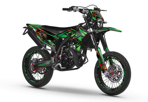 Dekor kit Fantic 50cc 2023-2025 Metallstil | Motorradaufkleber | Personalisierung 50cc | armysctv