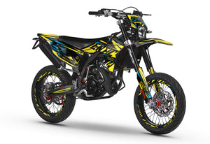 Dekor kit Fantic 50cc 2023-2025 Metallstil | Motorradaufkleber | Personalisierung 50cc | armysctv