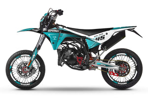 Dekor kit Fantic 50cc 2023-2025 Missile | Motorradaufkleber | Personalisierung 50cc | armysctv