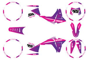 Dekor kit Fantic 50cc 2023-2025 Missile | Motorradaufkleber | Personalisierung 50cc | armysctv