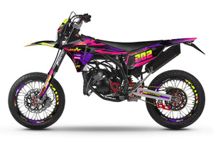 Dekor kit Fantic 50cc 2023-2025 Neon | Motorradaufkleber | 50cc Personalisierung | armysctv