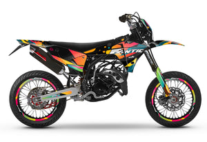 Dekor kit Fantic 50cc 2023-2025 Form | Motorradaufkleber | Personalisierung 50cc | armysctv
