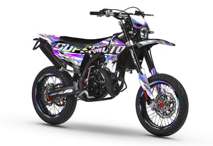 Dekor kit Fantic 50cc 2023-2025 Shiro | Motorradaufkleber | Personalisierung 50cc | armysctv