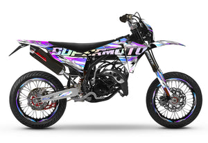 Dekor kit Fantic 50cc 2023-2025 Shiro | Motorradaufkleber | Personalisierung 50cc | armysctv