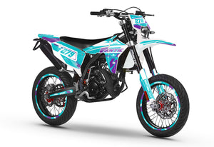 Dekor kit Fantic 50cc 2023-2025 Skynine | Motorradaufkleber | Personalisierung 50cc | armysctv