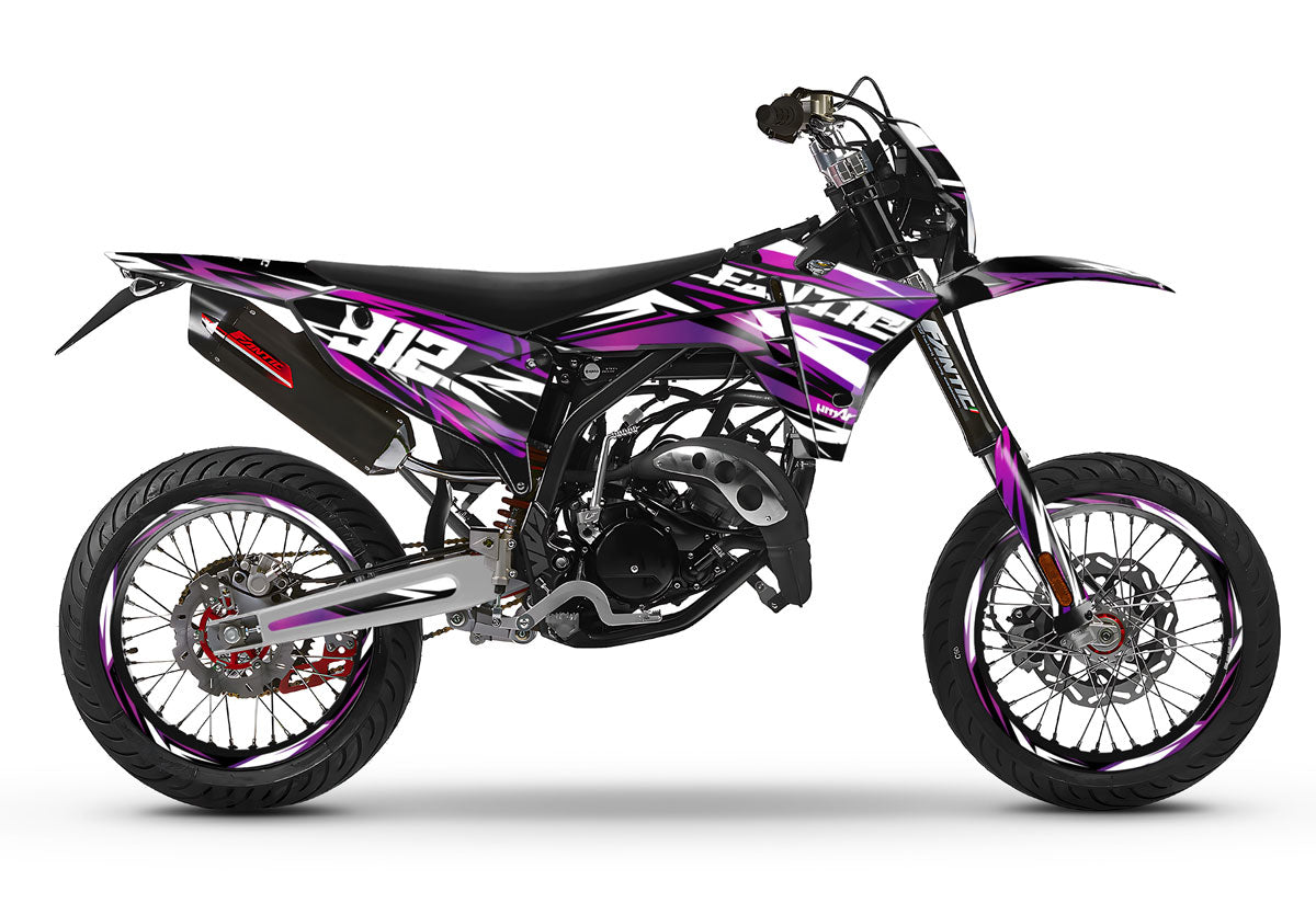 Kit déco Fantic 50cc 2023-2025 Skyprem | autocollants moto | personnalisation 50cc | armysctv