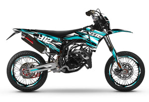 Dekor kit Fantic 50cc 2023-2025 Skyprem | Motorradaufkleber | Personalisierung 50cc | armysctv