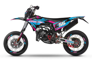 Dekor kit Fantic 50cc 2023-2025 Stream | Motorradaufkleber | Personalisierung 50cc | armysctv
