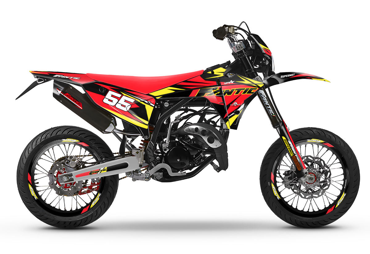 Kit déco Fantic 50cc 2023-2025 Stream | autocollants moto | personnalisation 50cc | armysctv