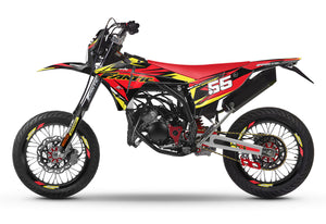 Dekor kit Fantic 50cc 2023-2025 Stream | Motorradaufkleber | Personalisierung 50cc | armysctv