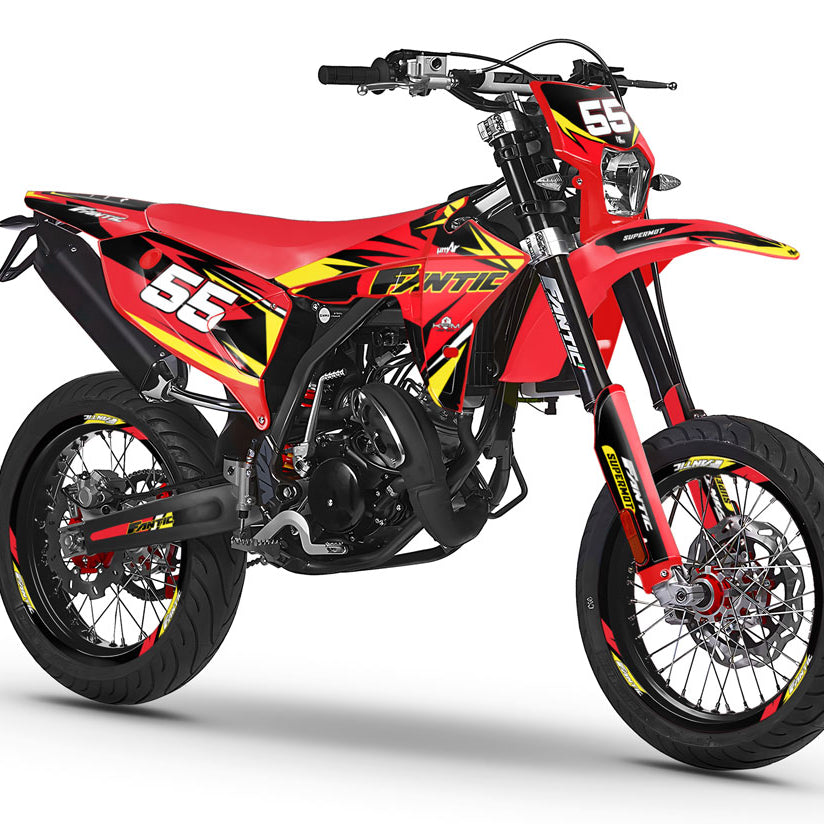 Graphics kit Fantic 50cc 2023-2025 Stream | motorcycle stickers | 50cc customization | armysctv