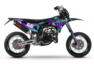 Dekor kit Fantic 50cc 2023-2025 Stream | Motorradaufkleber | Personalisierung 50cc | armysctv