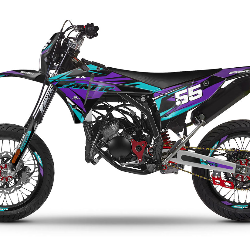 Graphics kit Fantic 50cc 2023-2025 Stream | motorcycle stickers | 50cc customization | armysctv