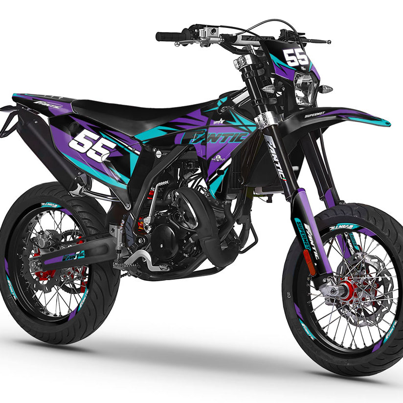 Graphics kit Fantic 50cc 2023-2025 Stream | motorcycle stickers | 50cc customization | armysctv
