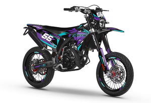 Dekor kit Fantic 50cc 2023-2025 Stream | Motorradaufkleber | Personalisierung 50cc | armysctv