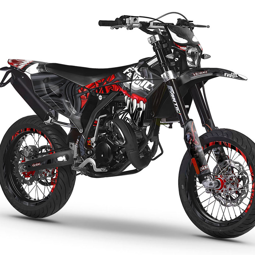 Kit déco Fantic 50cc 2023-2025 Venom | autocollants moto | personnalisation 50cc | armysctv